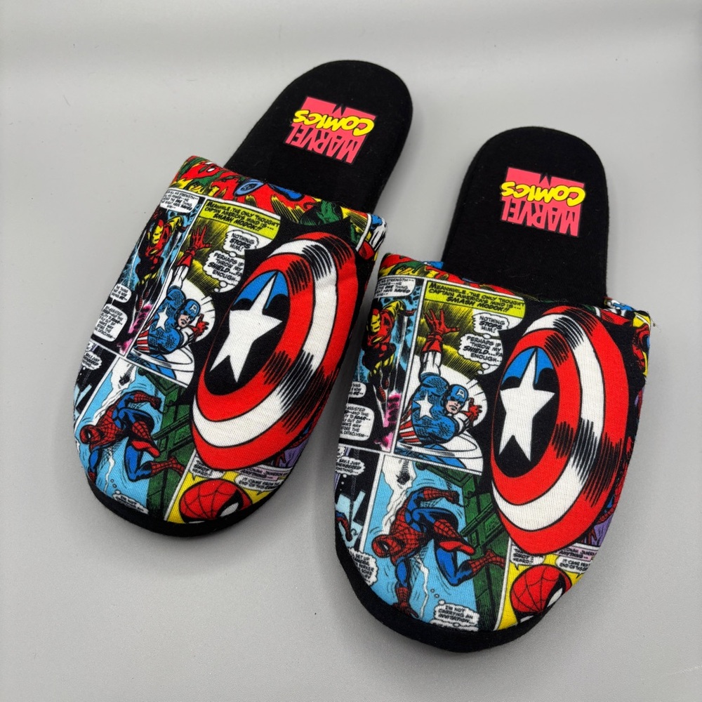Marvel Comics Slipper/House Shoe  Slip On Men’s Size 10/11